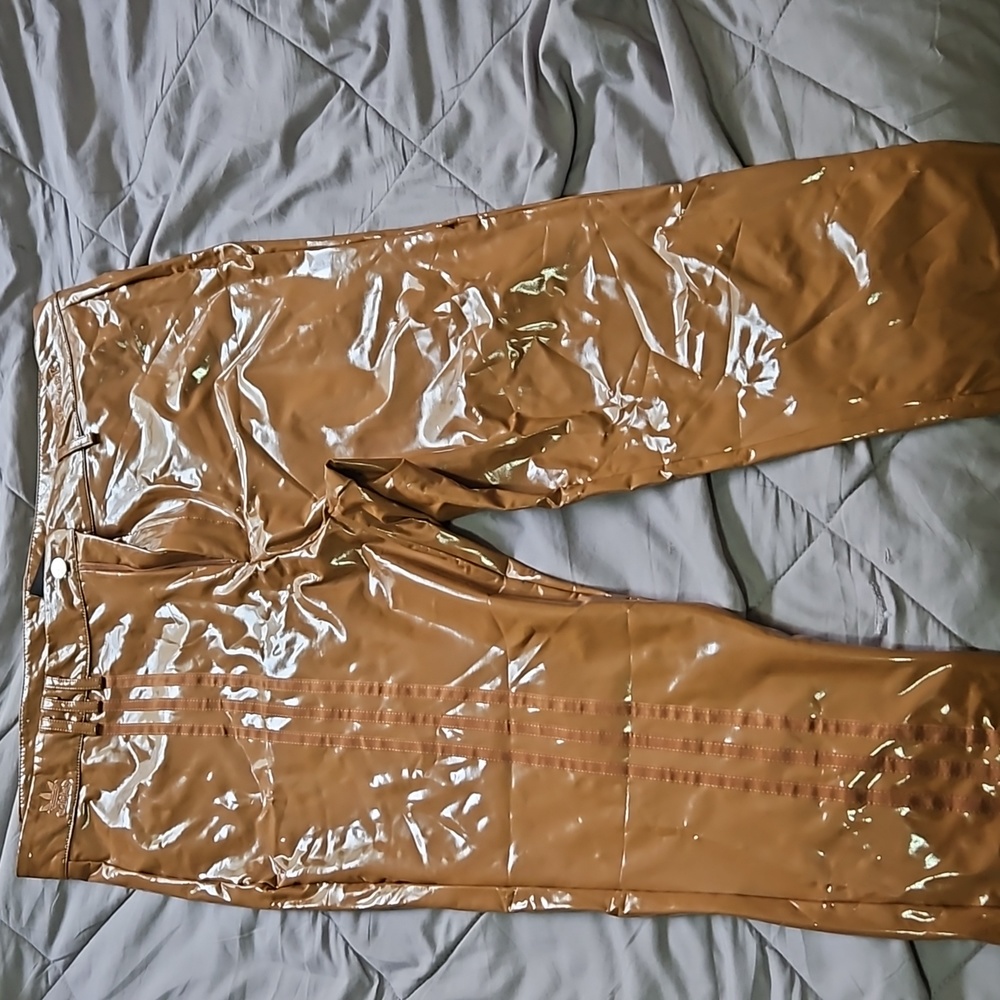 Beyonce Ivy Park Latex Pants 2X Brown